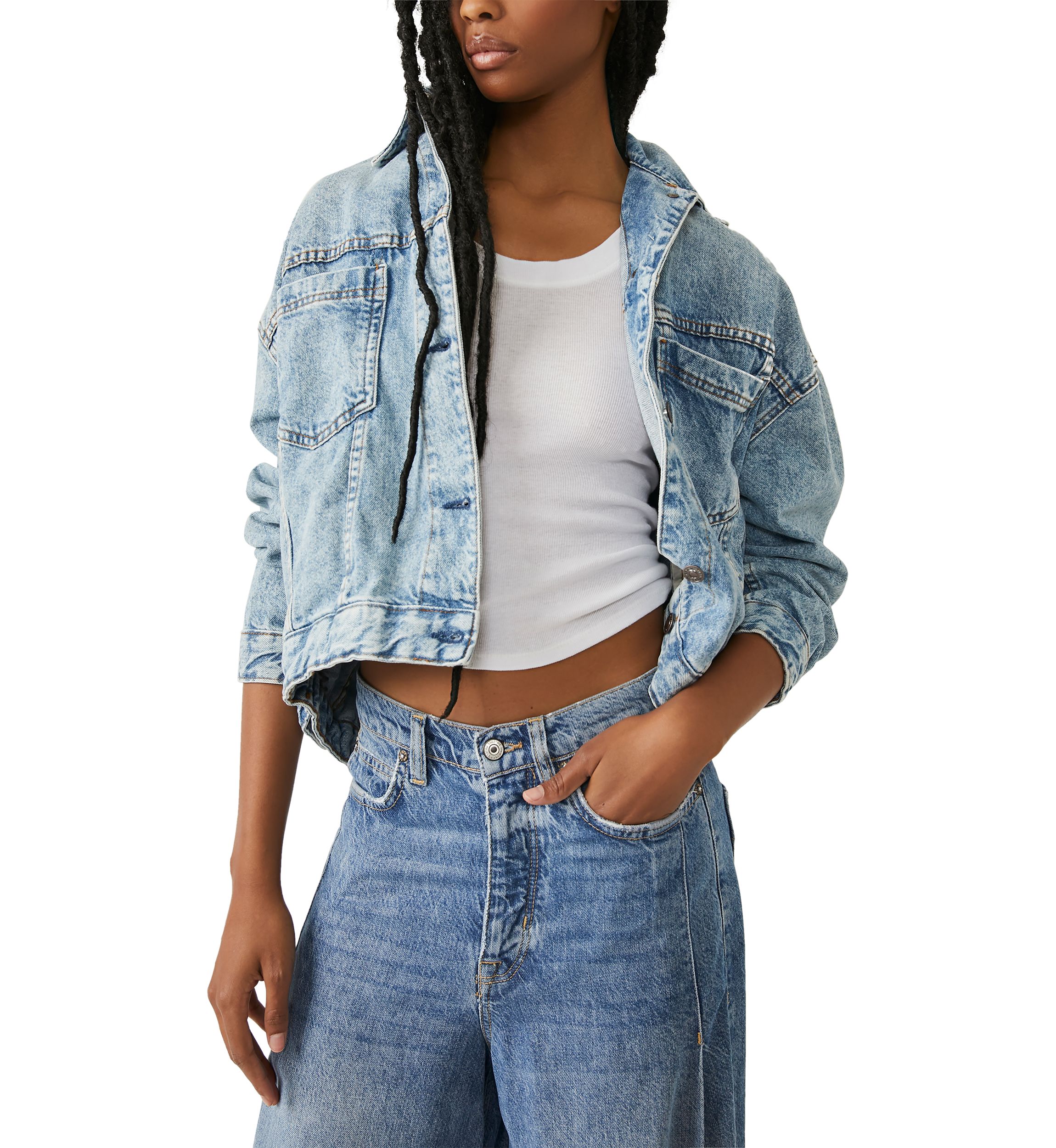 Opal Swing Denim Jacket