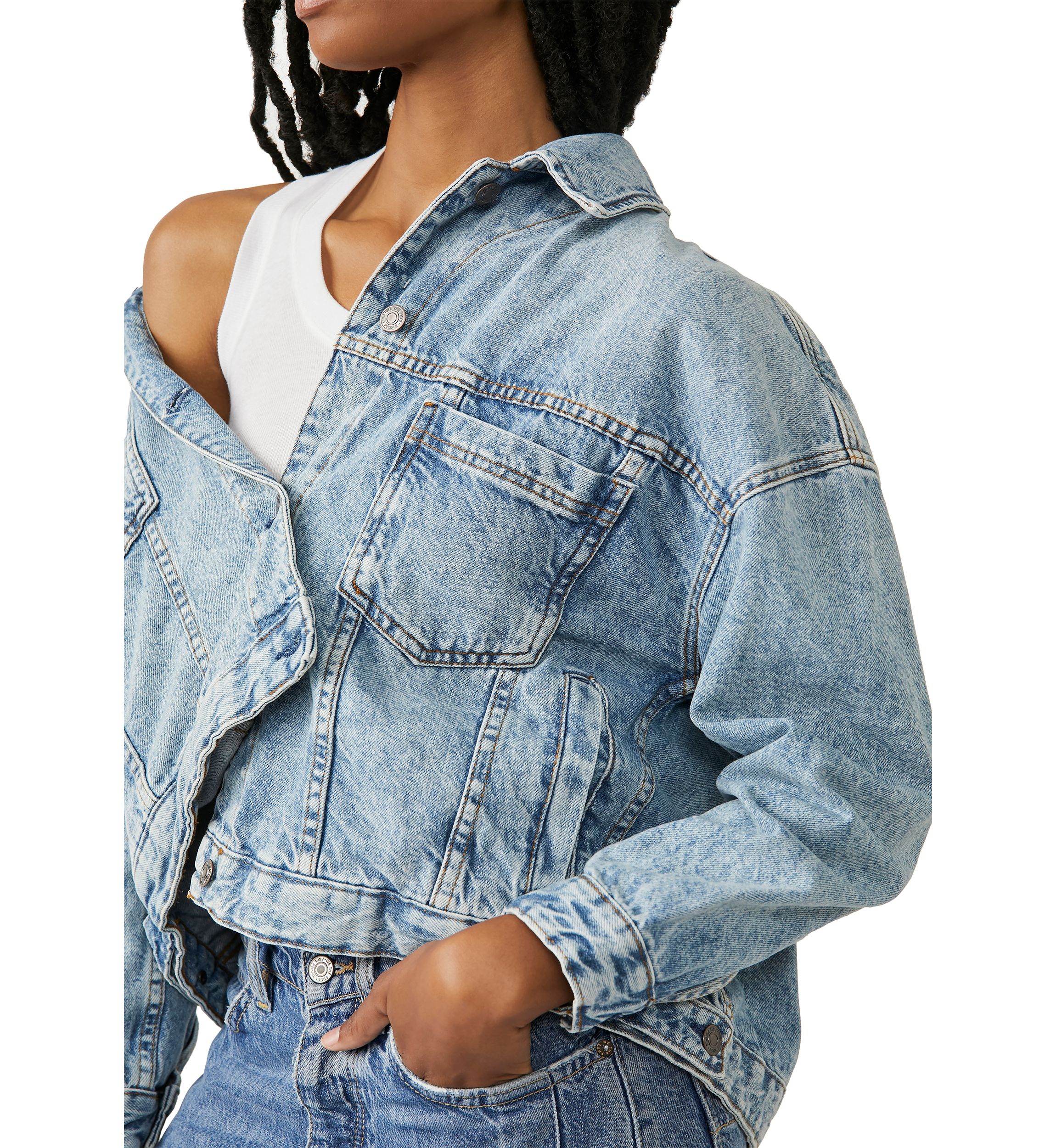 Opal Swing Denim Jacket