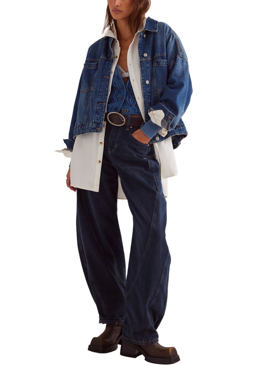 Free People Opal Swing Denim Jacket | Belk