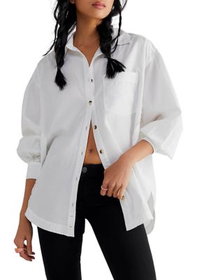 Hsmqhjwe Overstock Items Clearance All One Sleeve Shirts for Women Womens Cotton Button Down Shirts Short Sleeves Office Shirts Round Neck Casual