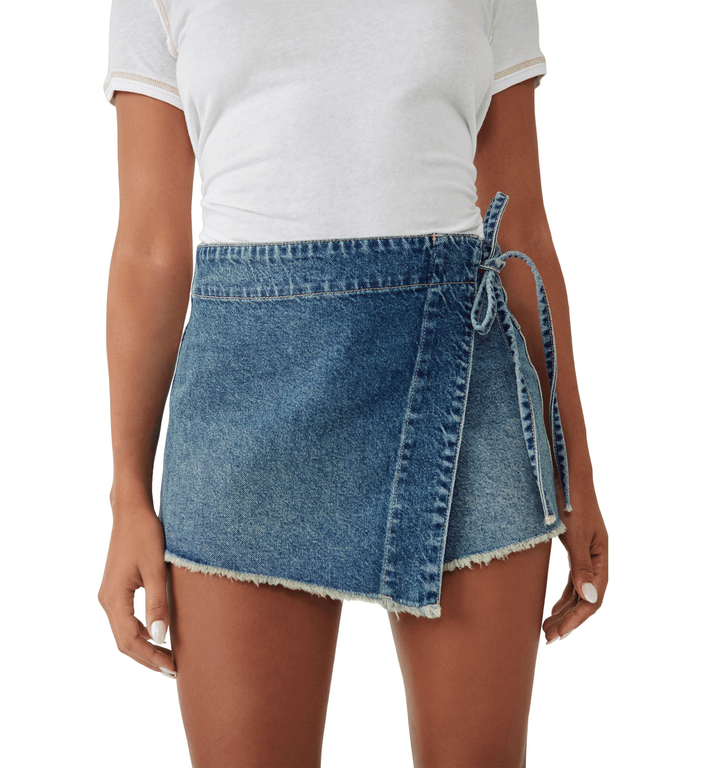 We The Free Emmy Denim Skort