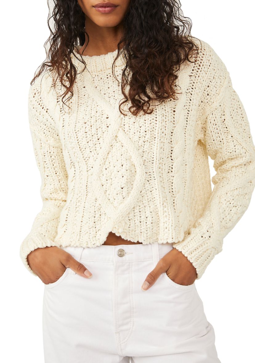 Cutting Edge Cable Knit Sweater