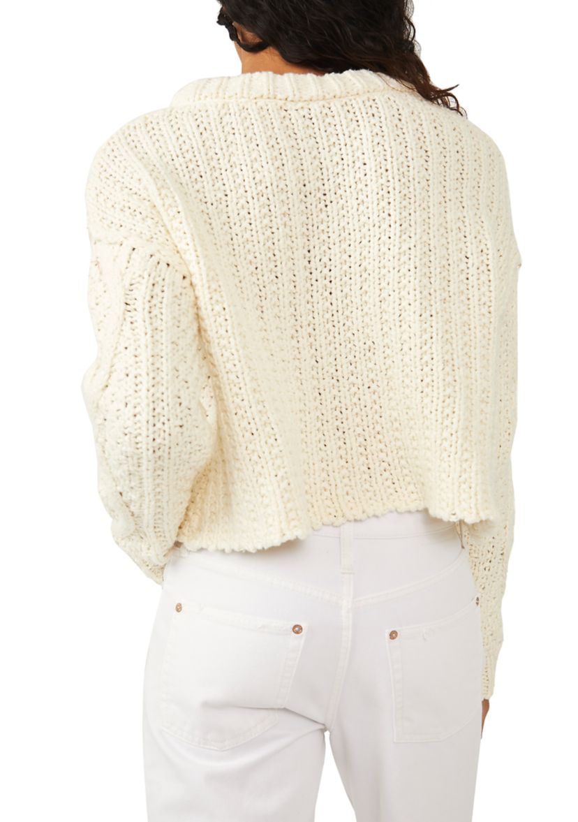 Cutting Edge Cable Knit Sweater