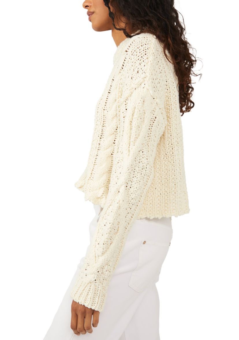 Cutting Edge Cable Knit Sweater