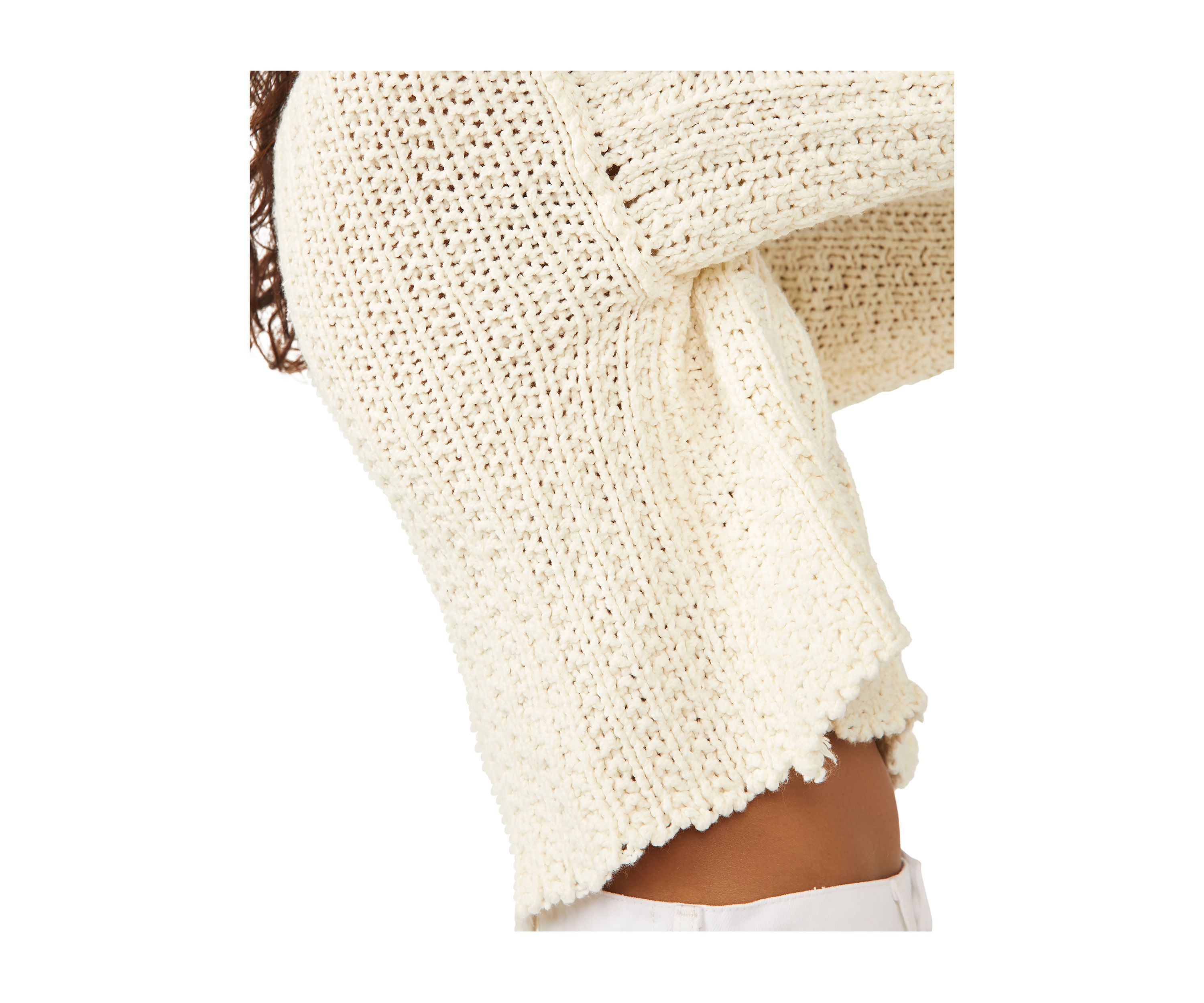 Cutting Edge Cable Knit Sweater