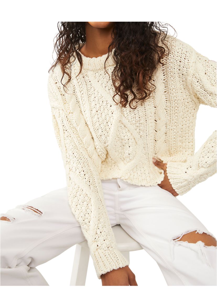 Cutting Edge Cable Knit Sweater