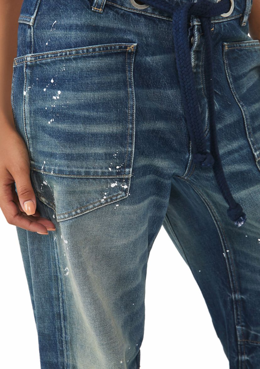 We The Free Moxie Low Slung Pull On Barrel Jeans