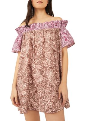 DVF ワンピース Sophie printed jersey minidress952488 Printed Sophia Dress | Top it Off Accessories – Top It Off
