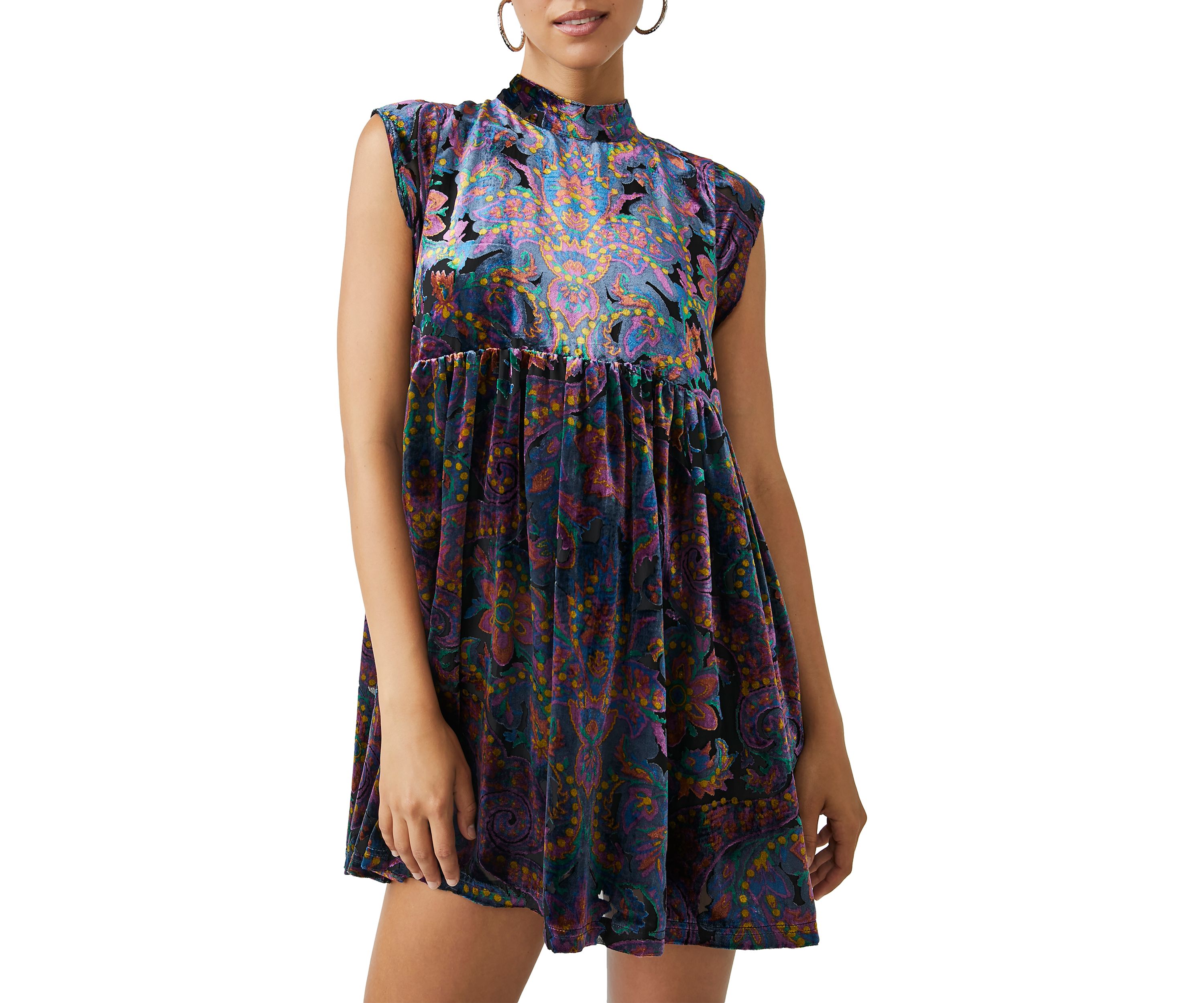 All the Time Velvet Mini Dress