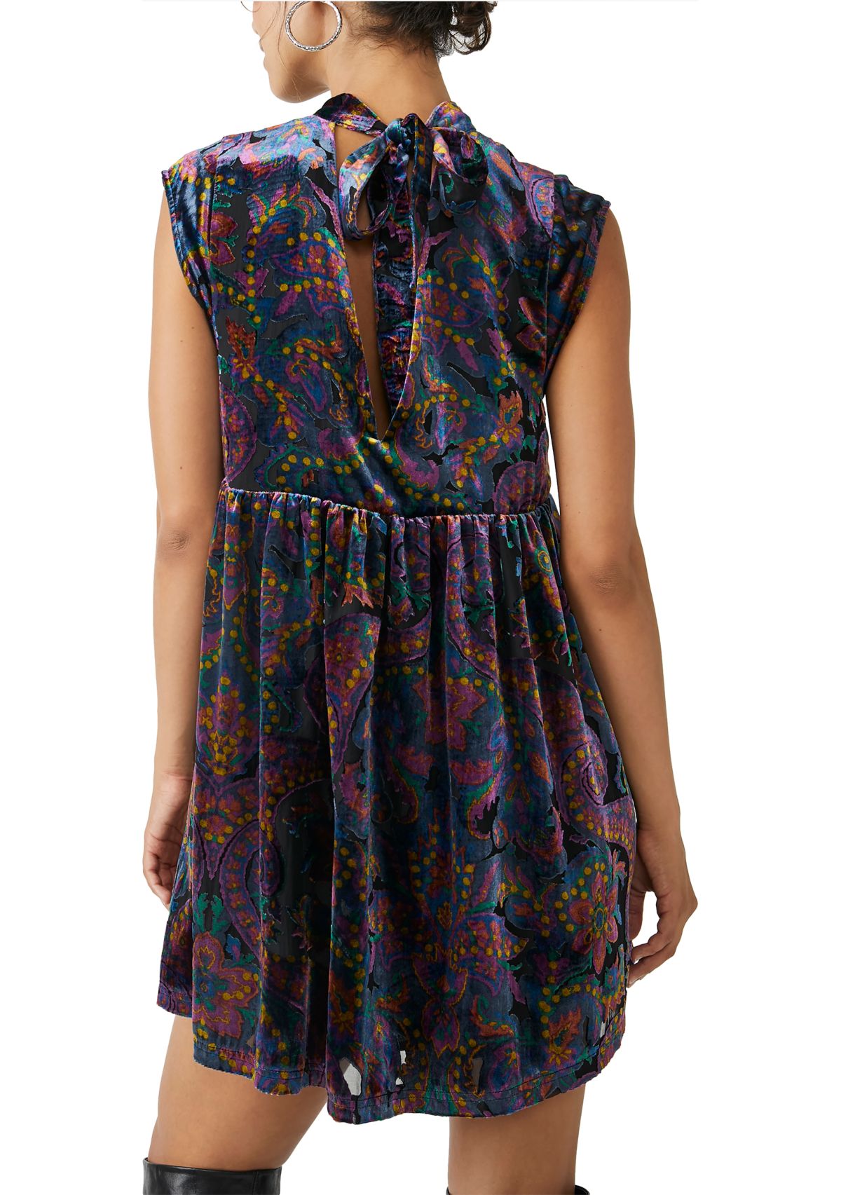 All the Time Velvet Mini Dress