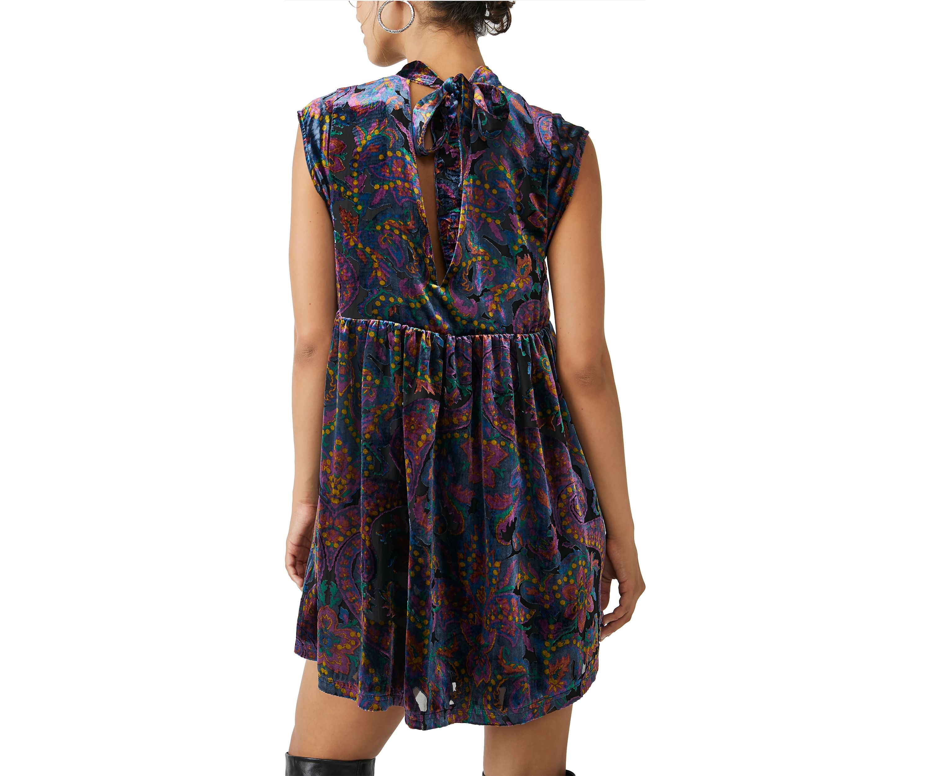 All the Time Velvet Mini Dress
