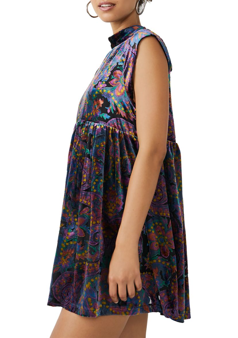 All the Time Velvet Mini Dress