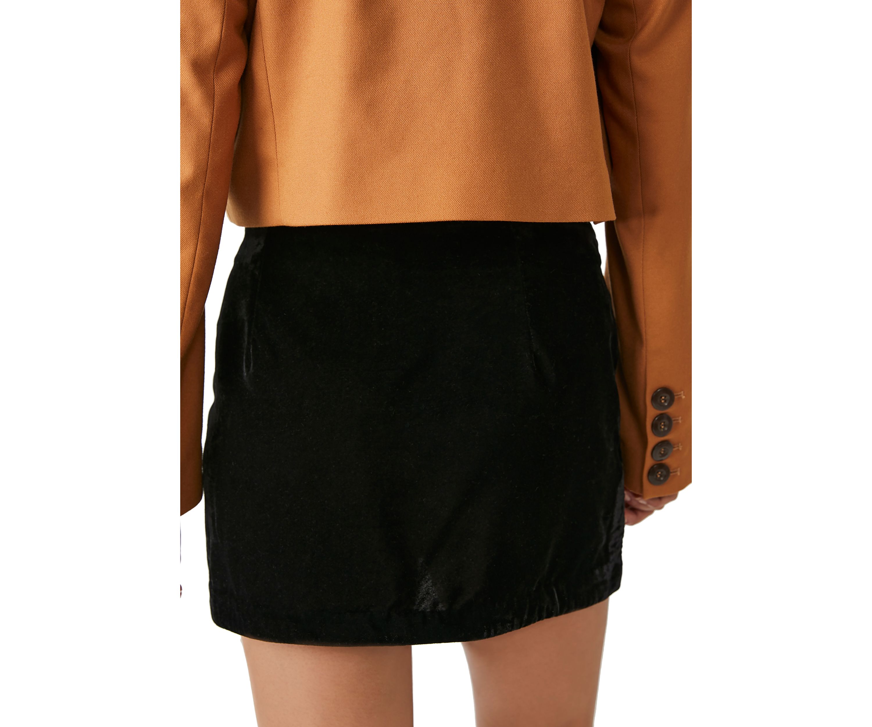 Annalise Velvet Mini Skirt