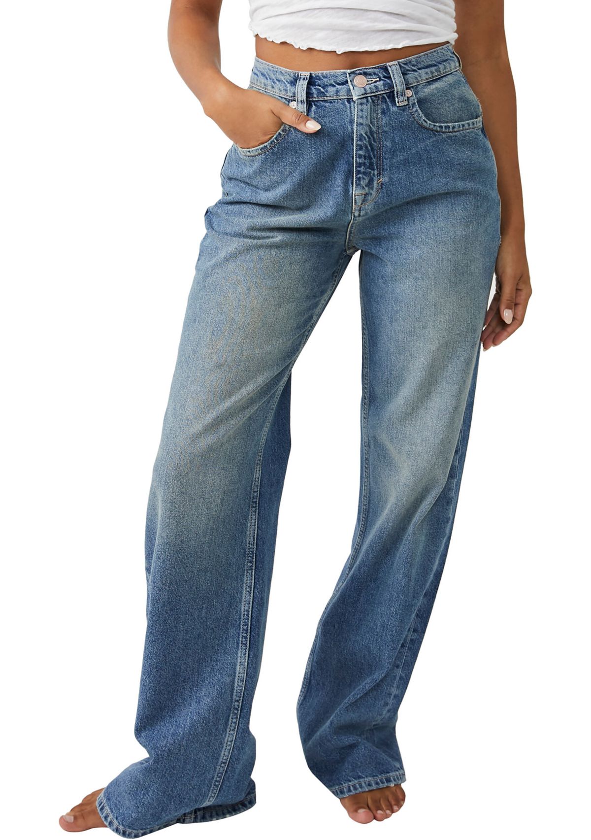 We the Free Tinsley Baggy High Rise Jeans