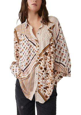 Hazel Button Up Top