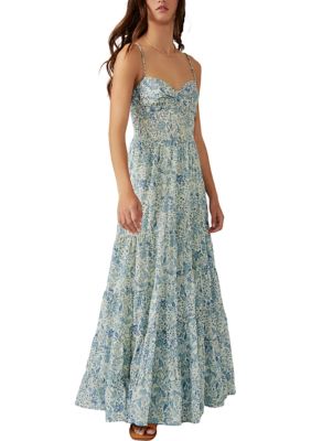 Cuddl Duds, Dresses, Cuddl Duds Flexwear Scoopneck Tiered Maxi Dress 1284