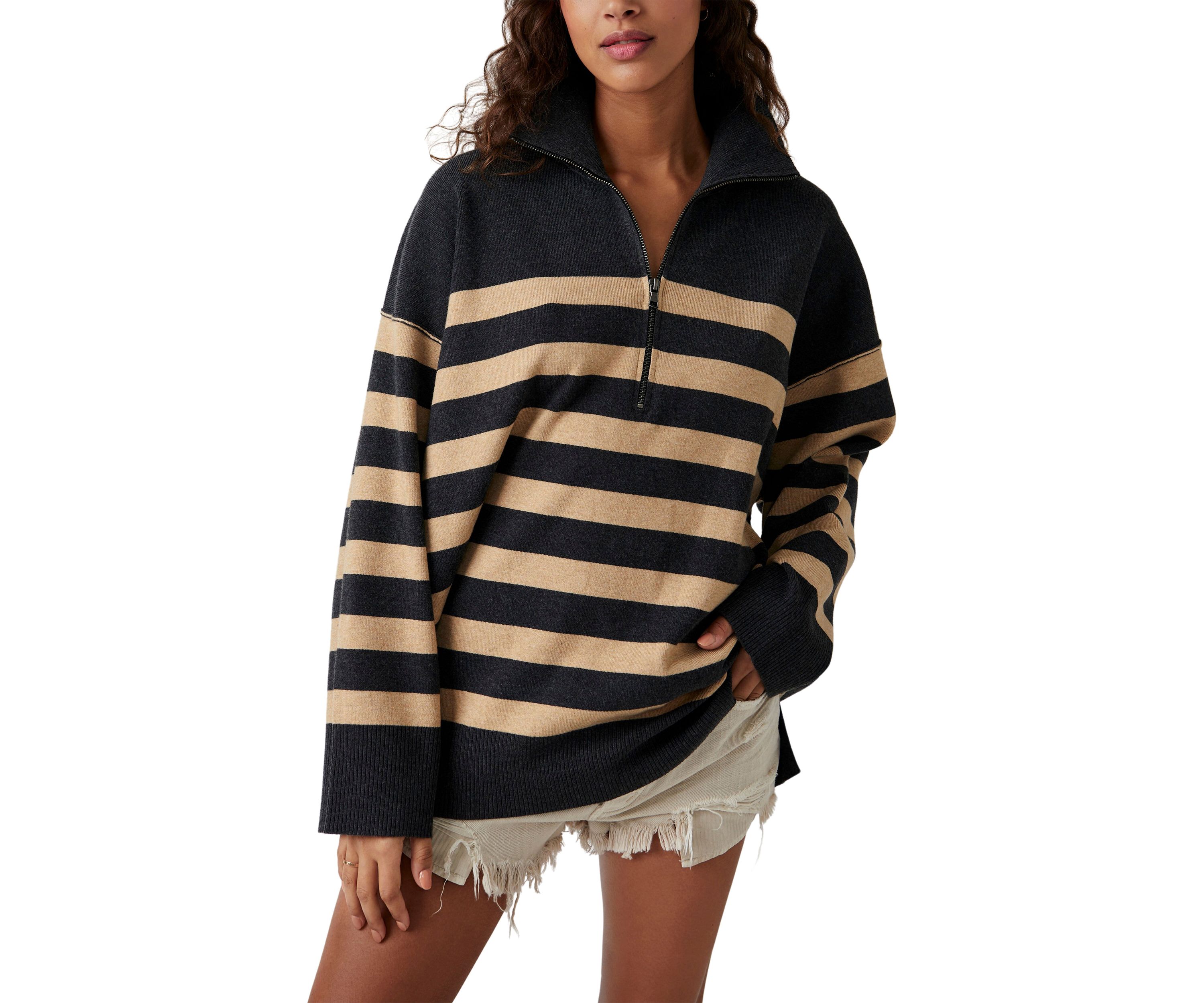 Coastal Stripe Pullover Top