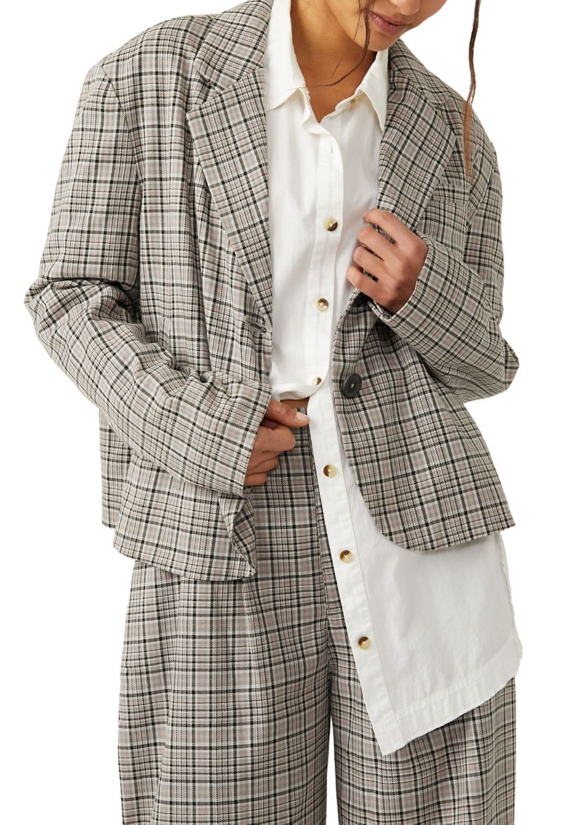 Cali Plaid Blazer