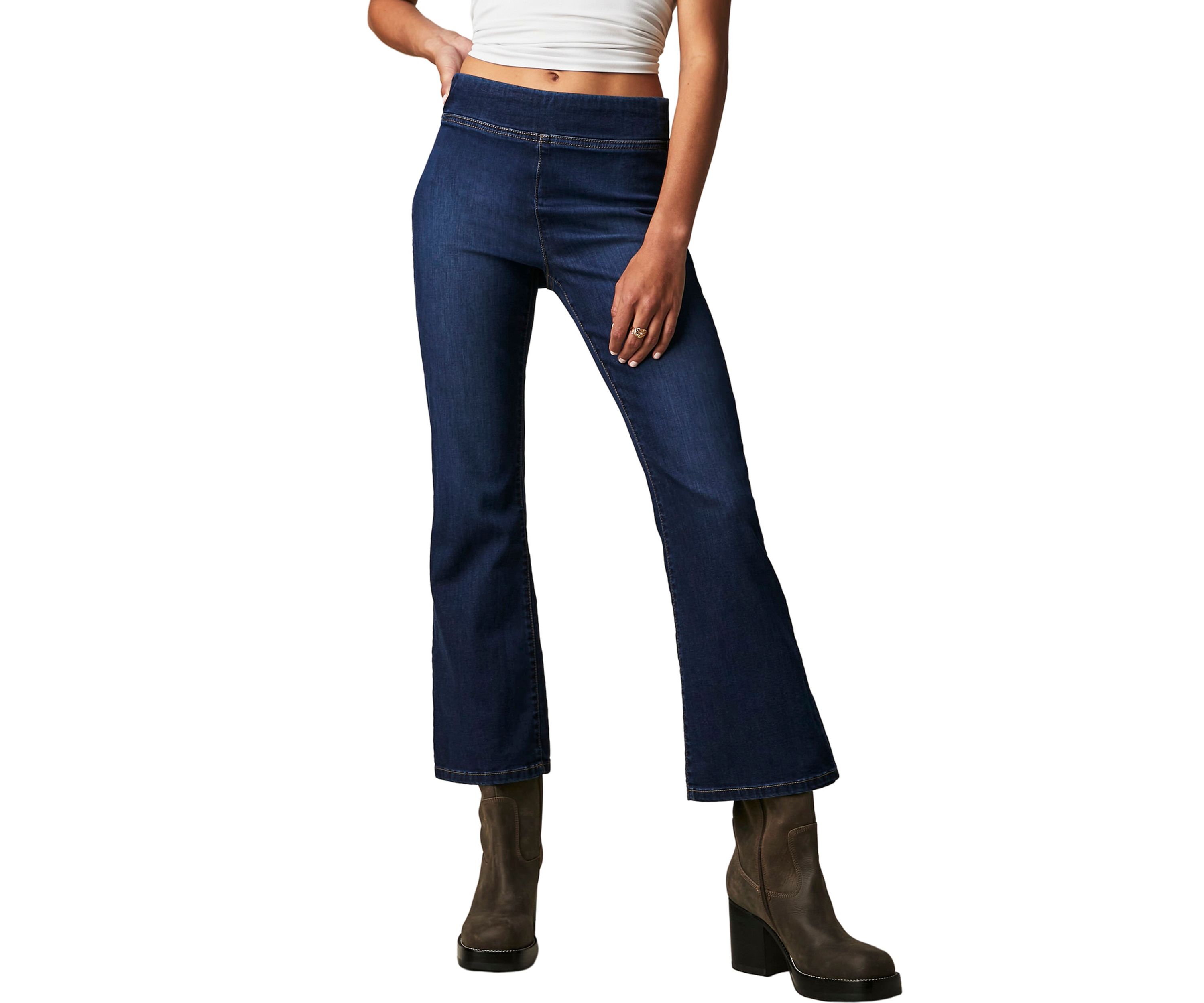 We The Free In My Feelings Cropped Slim Flare Jeans