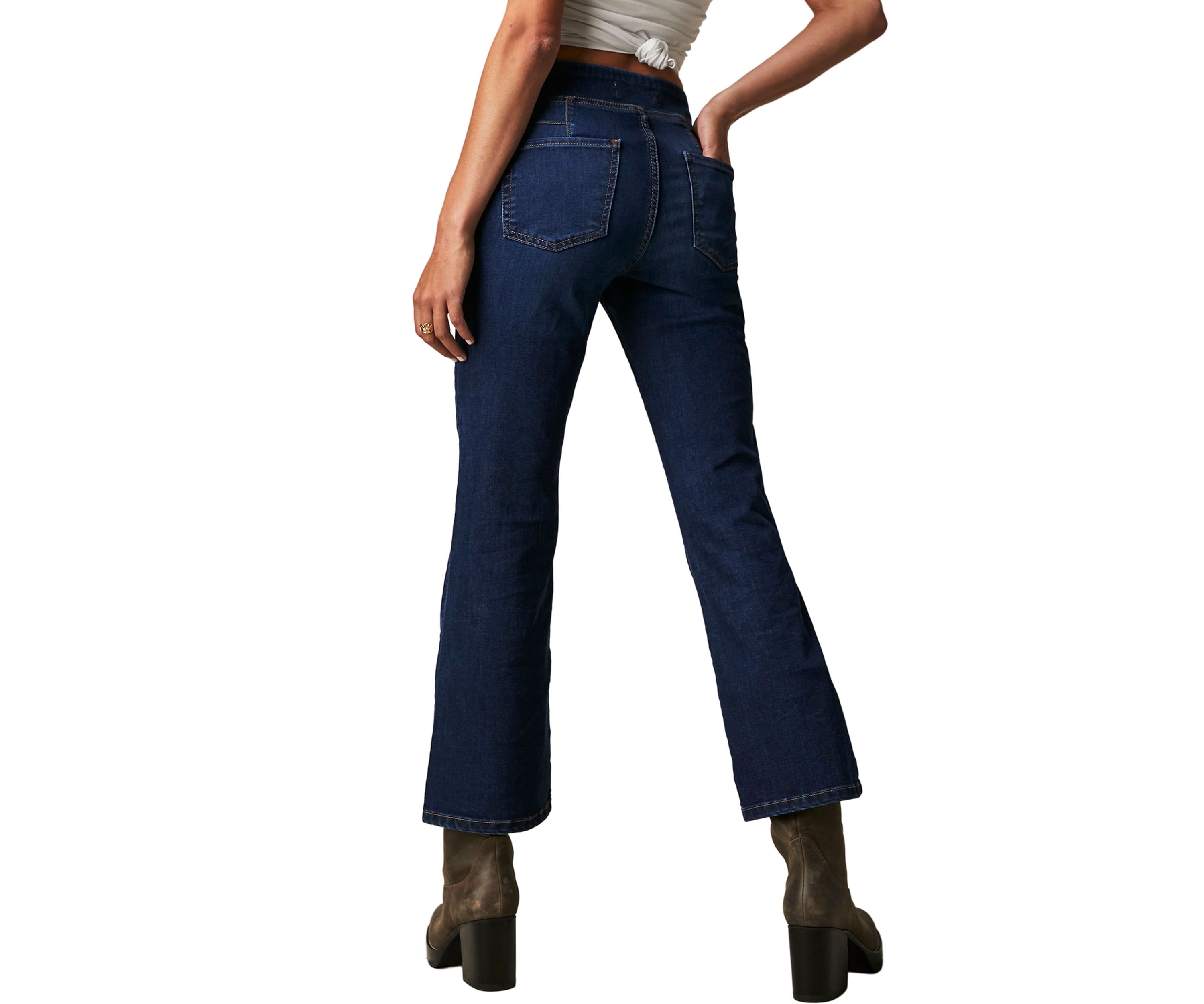 We The Free In My Feelings Cropped Slim Flare Jeans