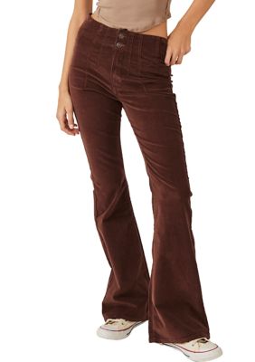 Free People Women's We The Free Jayde Cord Flare Jeans, 29