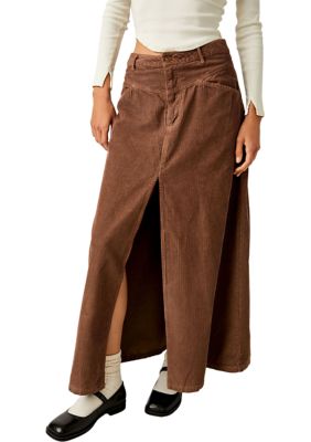 Free People We The Free Come As You Are Cord Maxi Skirt | belk