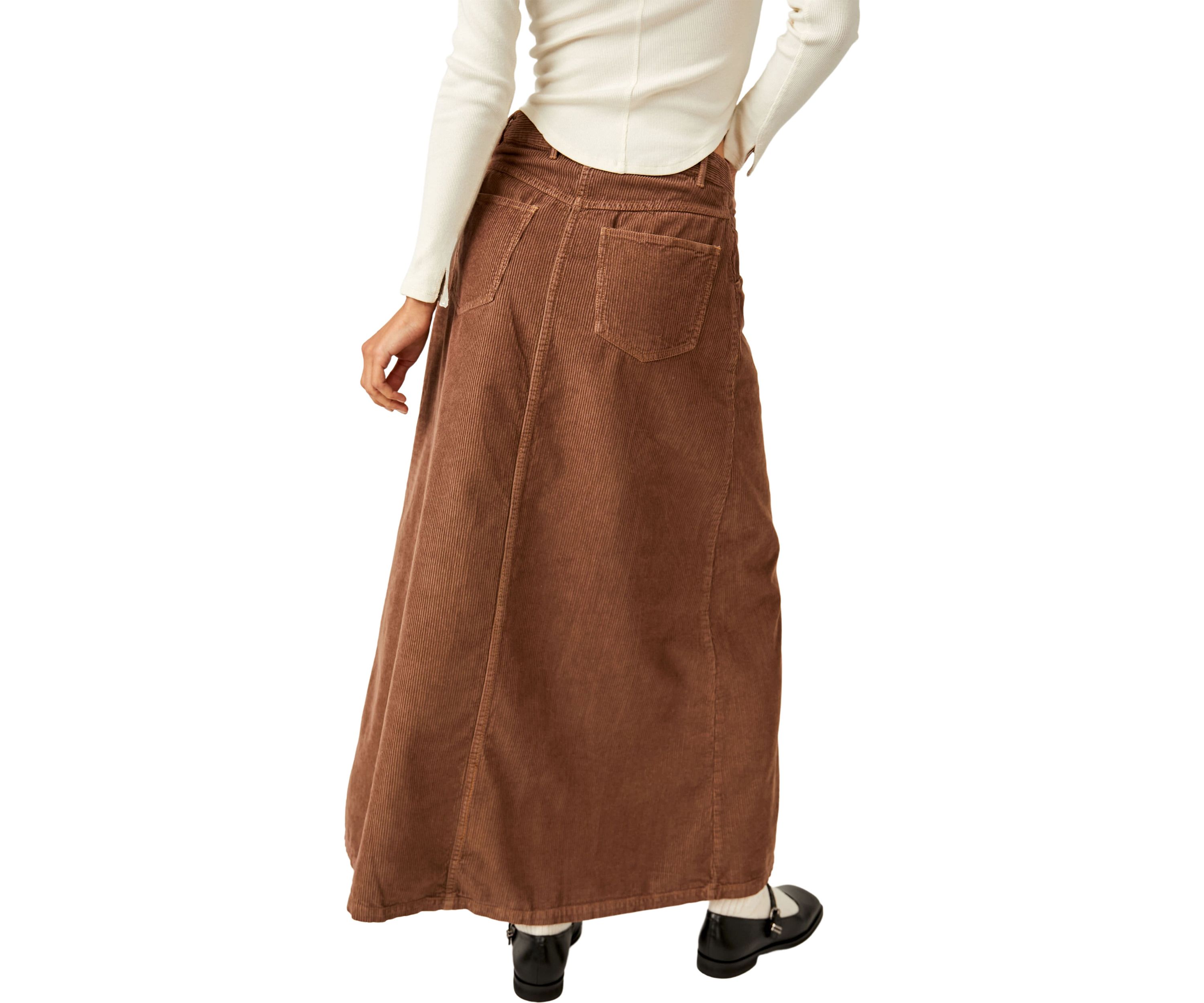 We The Free Come As You Are Cord Maxi Skirt
