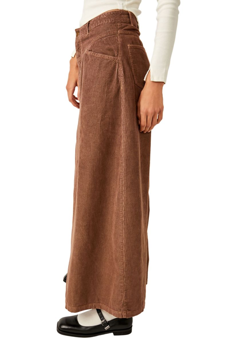 We The Free Come As You Are Cord Maxi Skirt