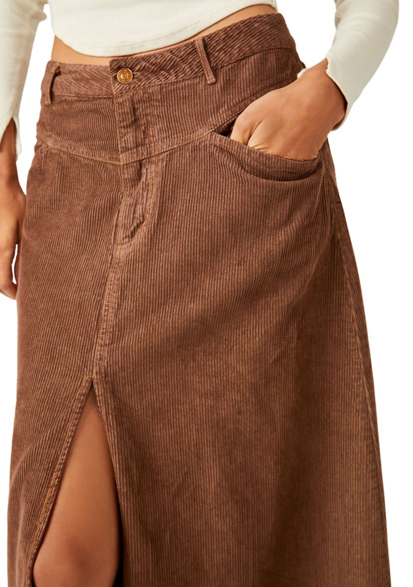 We The Free Come As You Are Cord Maxi Skirt