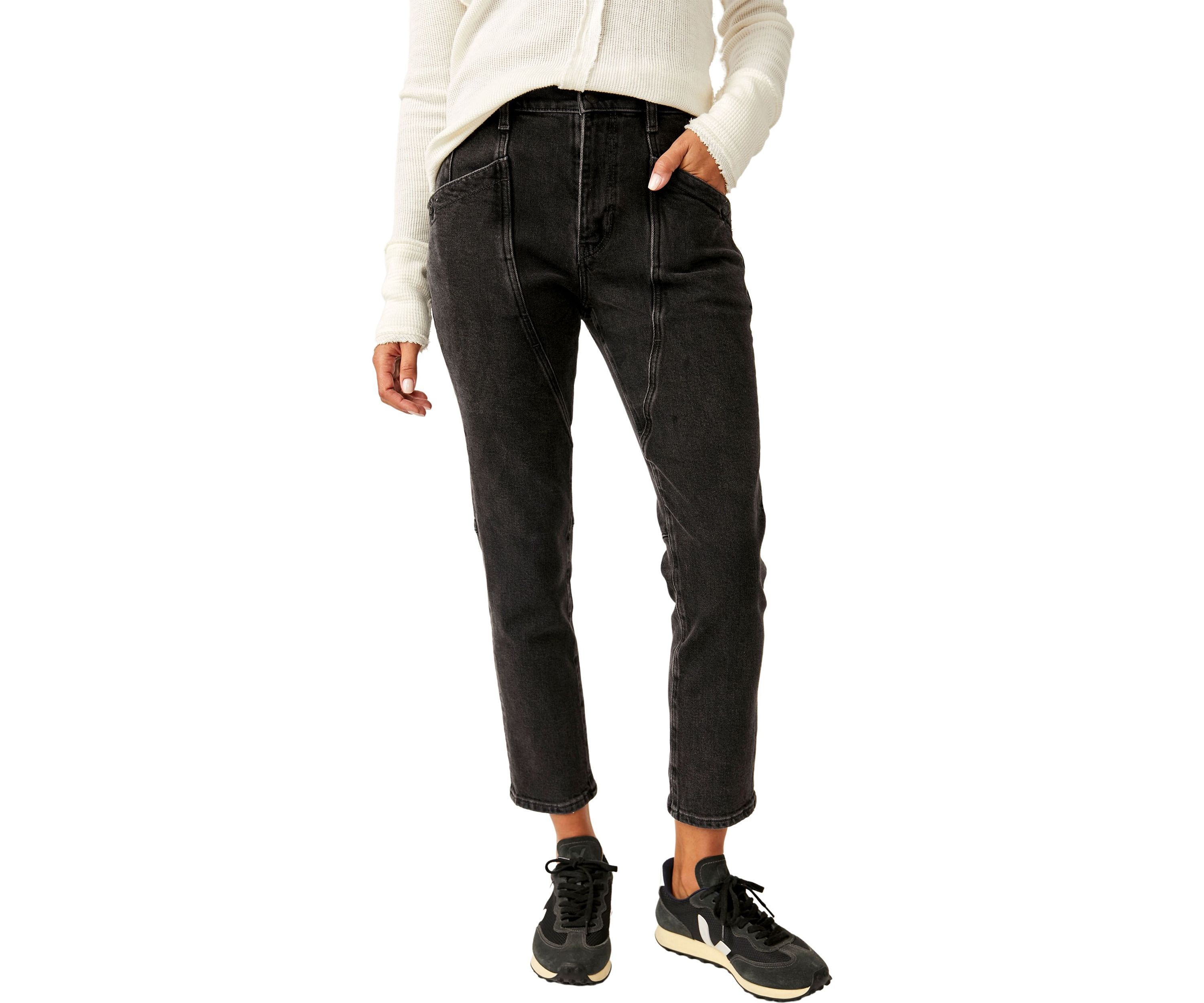 We the Free Beacon Mid Rise Slim Crop Jeans