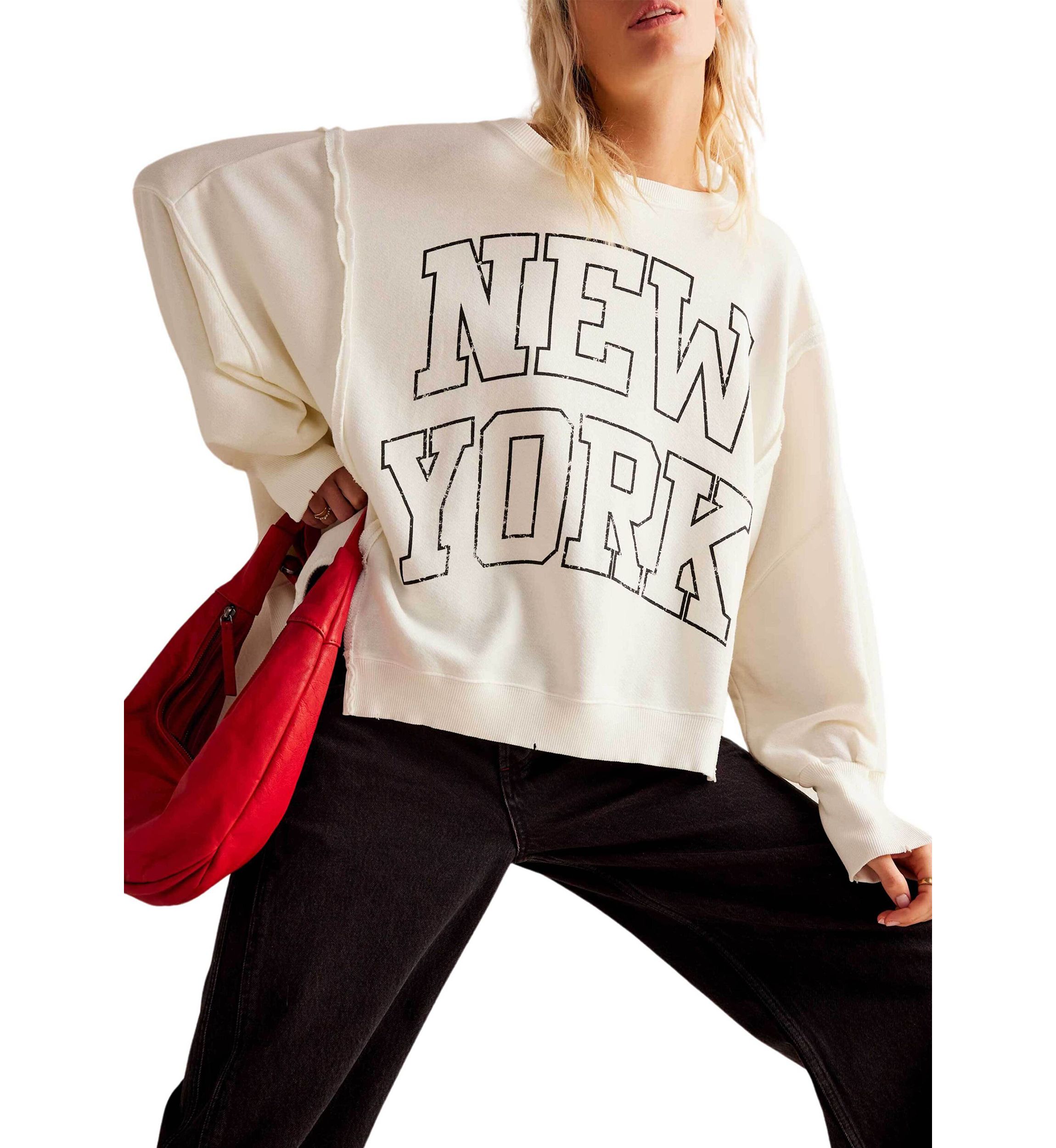 We The Free Graphic Camden Pullover Sweatshirt