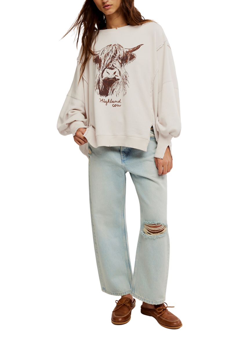 We The Free Graphic Camden Pullover Sweatshirt