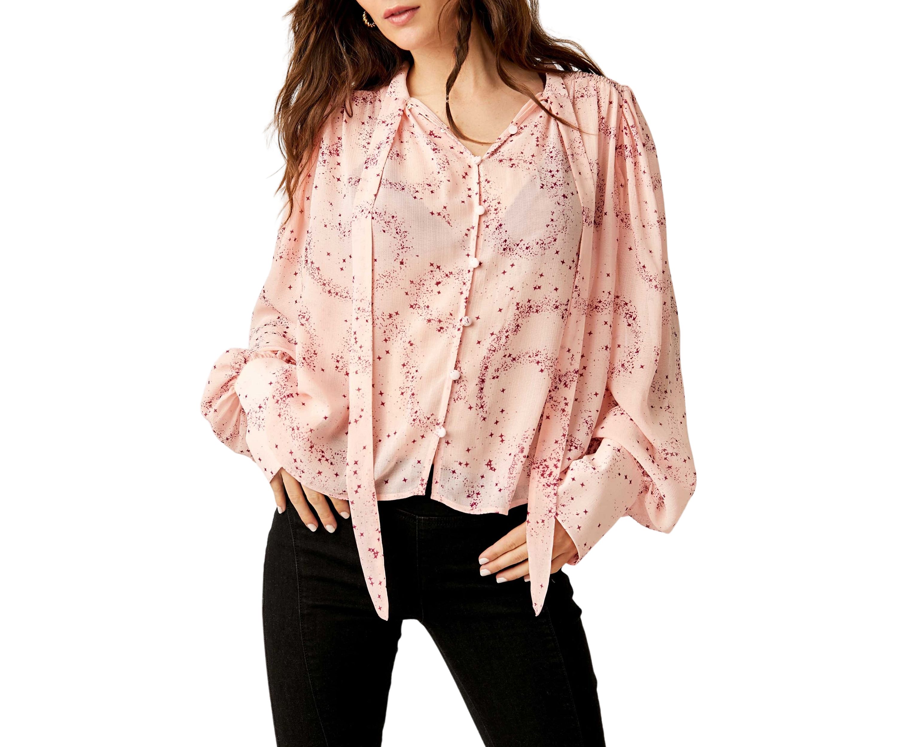 Stars Align Printed Top