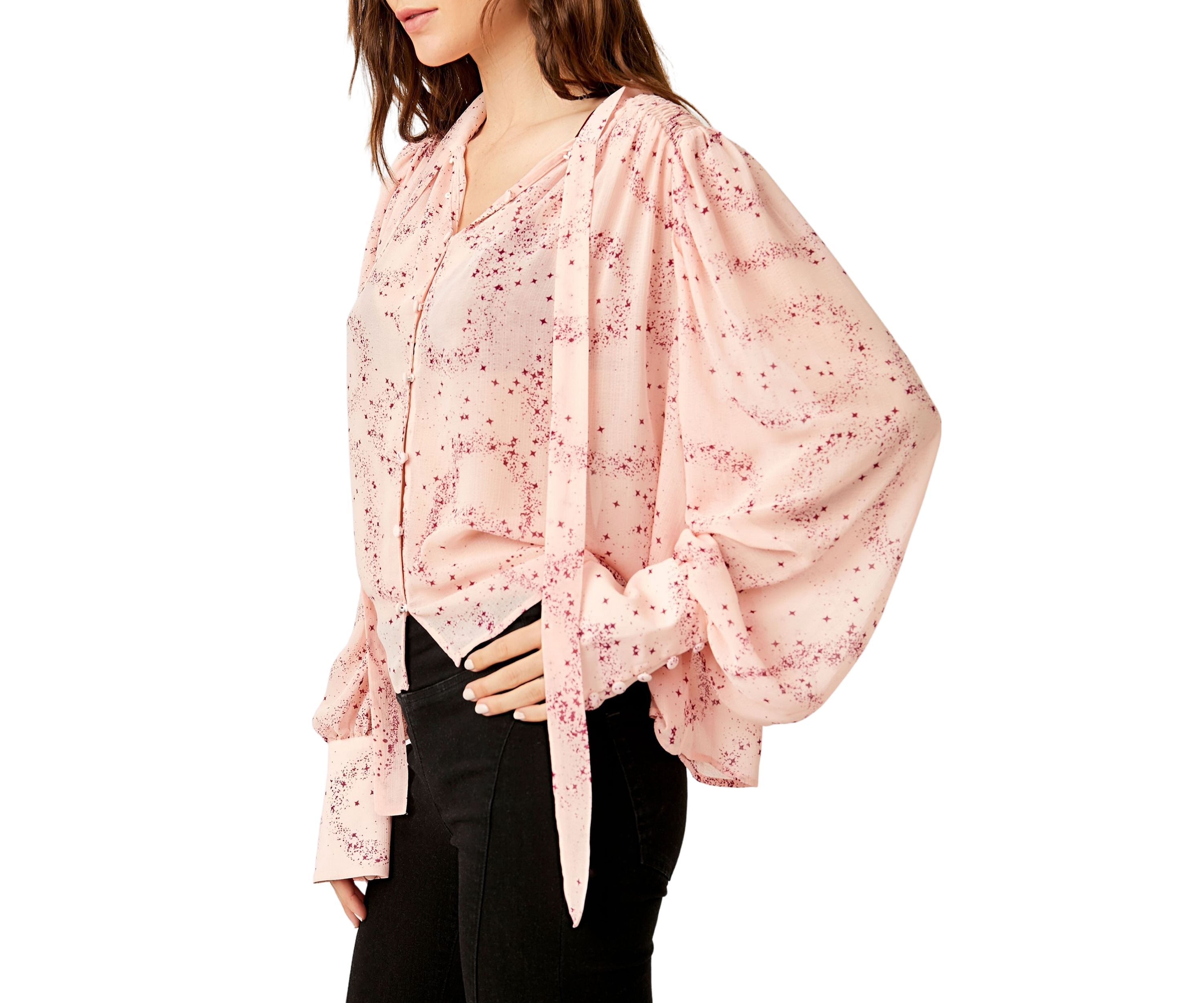 Stars Align Printed Top