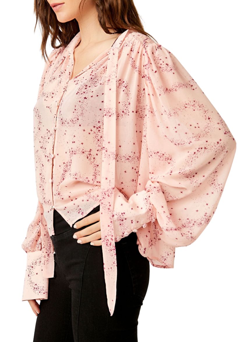 Stars Align Printed Top