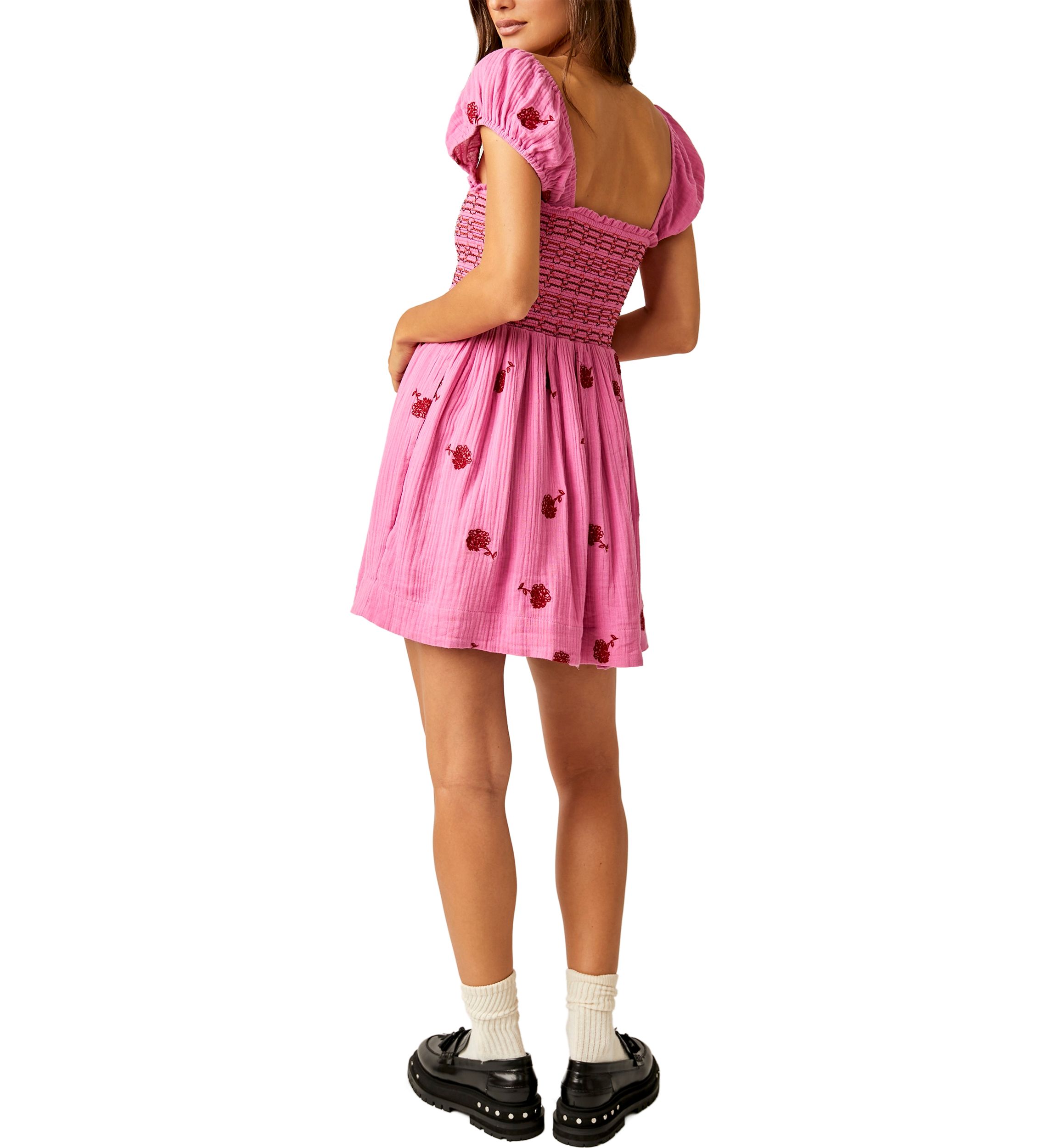 Tory Embroidered Mini Dress