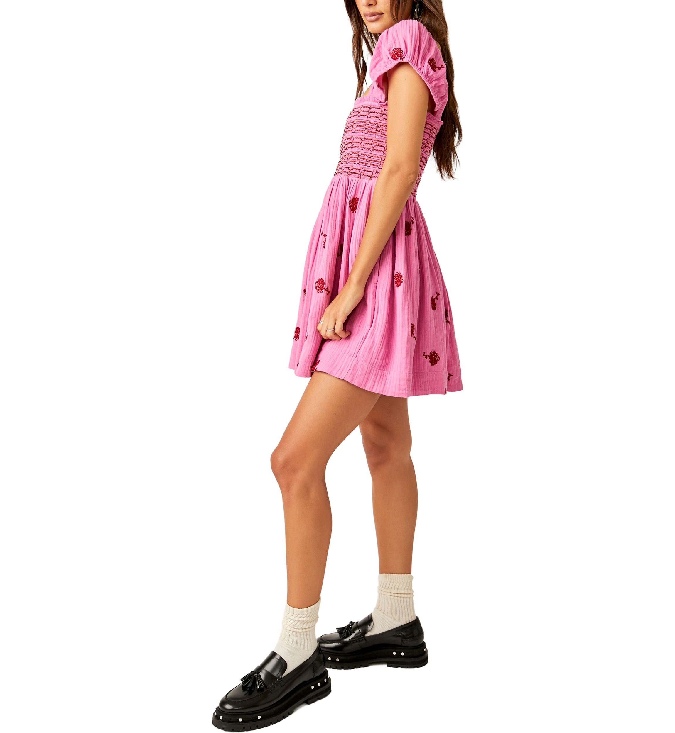 Tory Embroidered Mini Dress