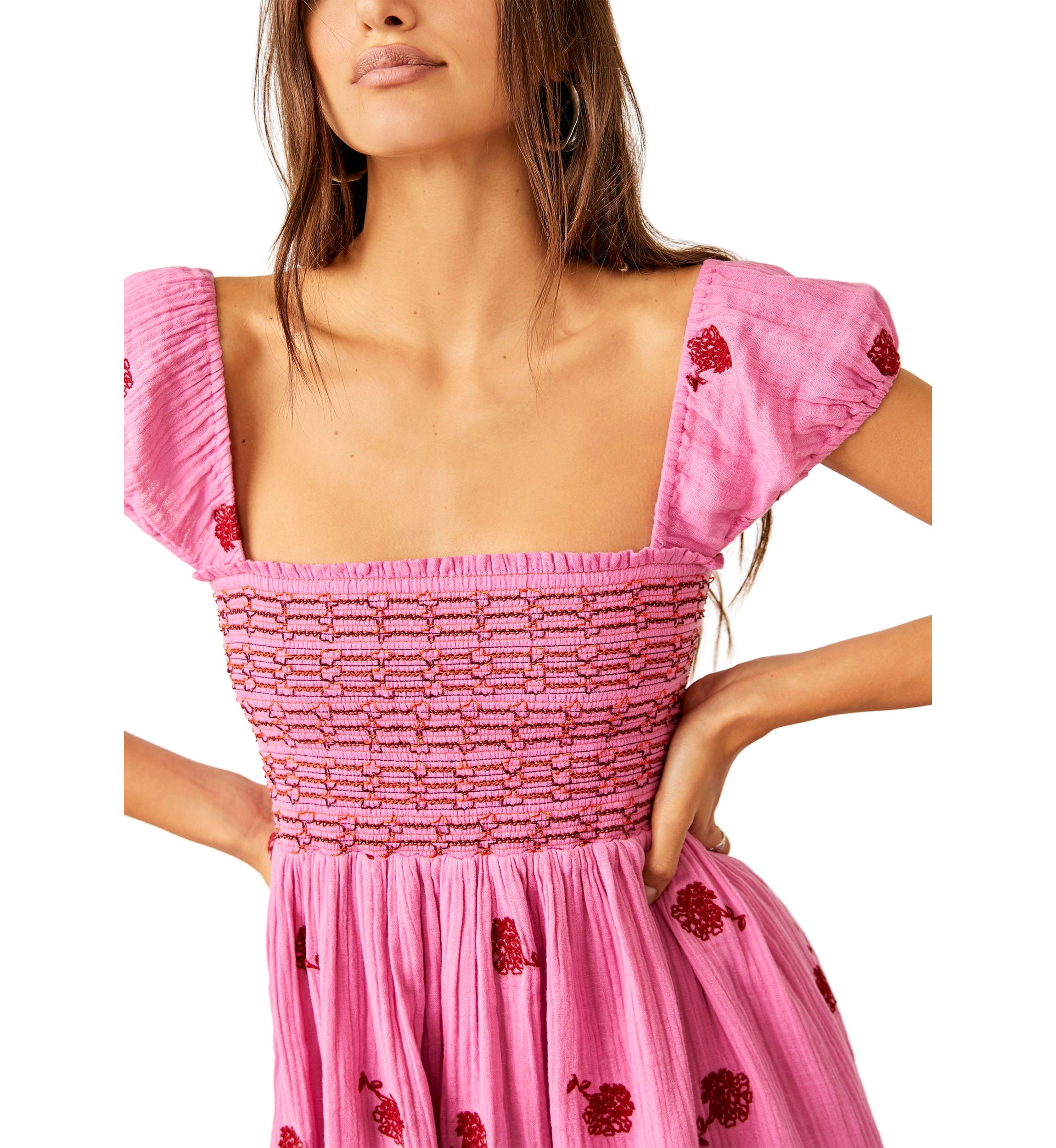 Tory Embroidered Mini Dress