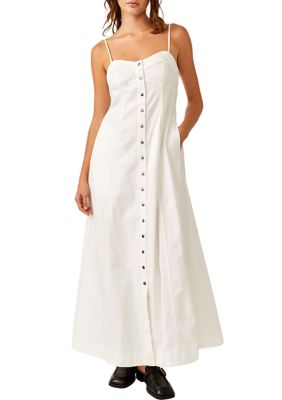 Free People Just Jill Maxi Dress in Ivory M