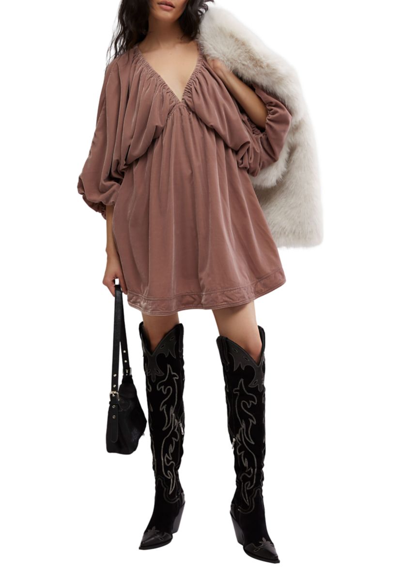 Portia Velvet Mini Dress