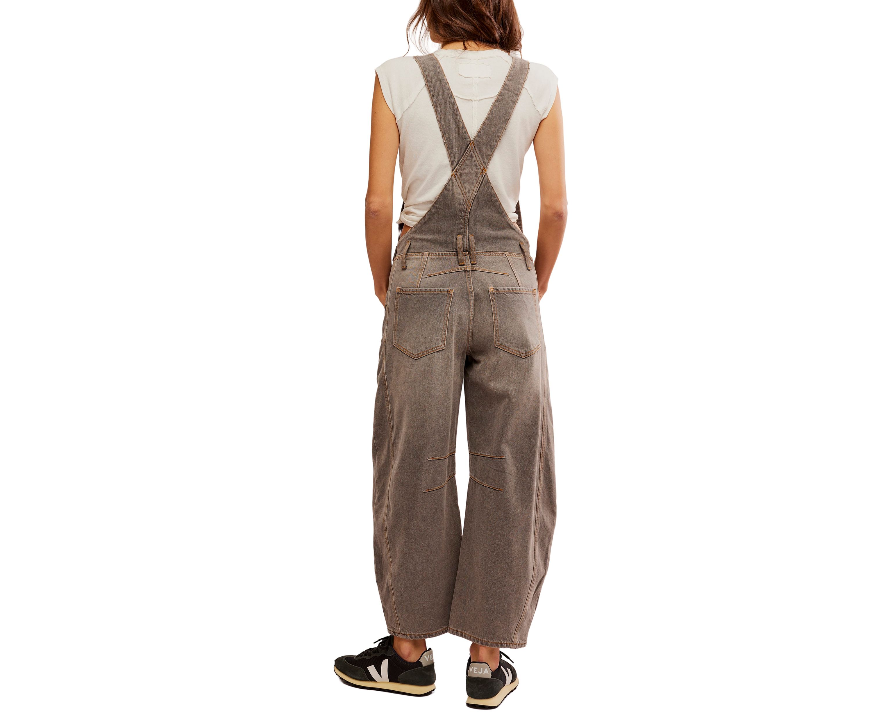 We the Free Good Luck Barrel Overalls