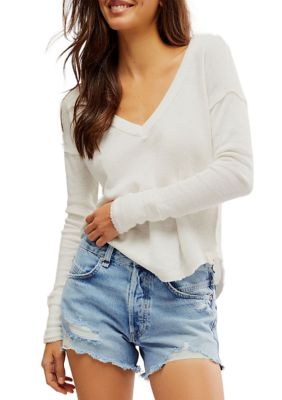 Free People Women's We the Free Now or Never Denim Shorts