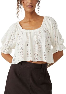 Free People Women's Stacey Lace Top