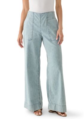 ビッキーです Free People Breezy Denim Pull On Pants | Belk
