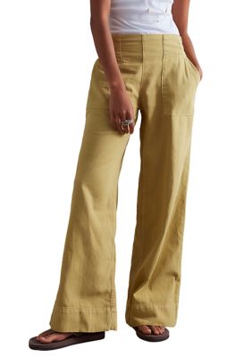 Free People Women's Breezy Denim Wide Leg Pants
