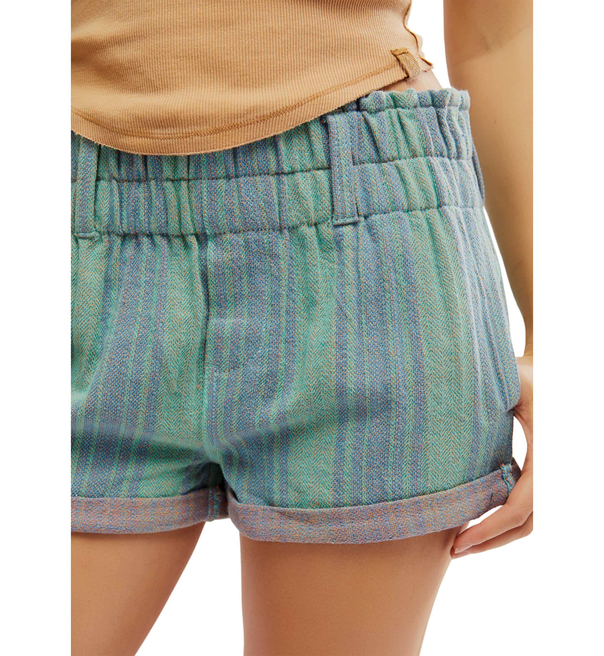 We The Free Solar Flare Baja Striped Shorts