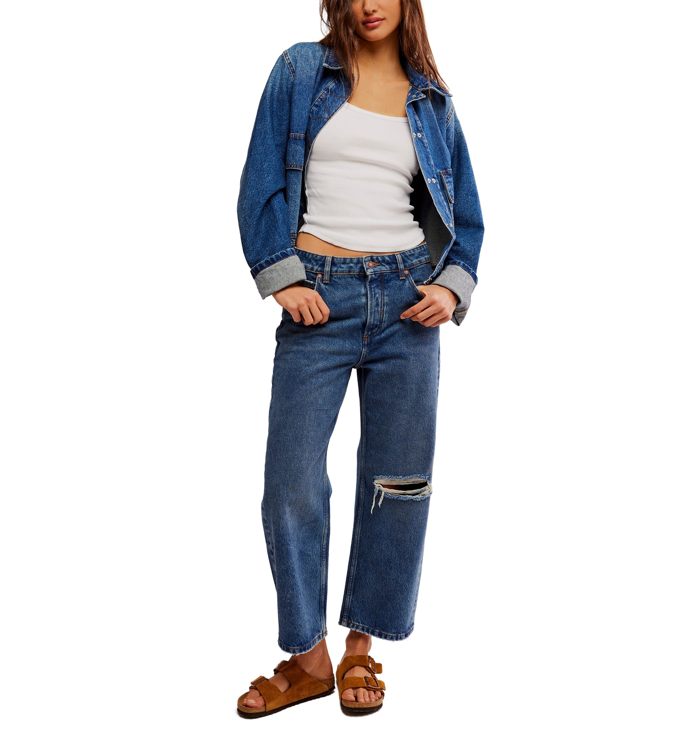 We the Free Deep Trance Dropped Boyfriend Jeans