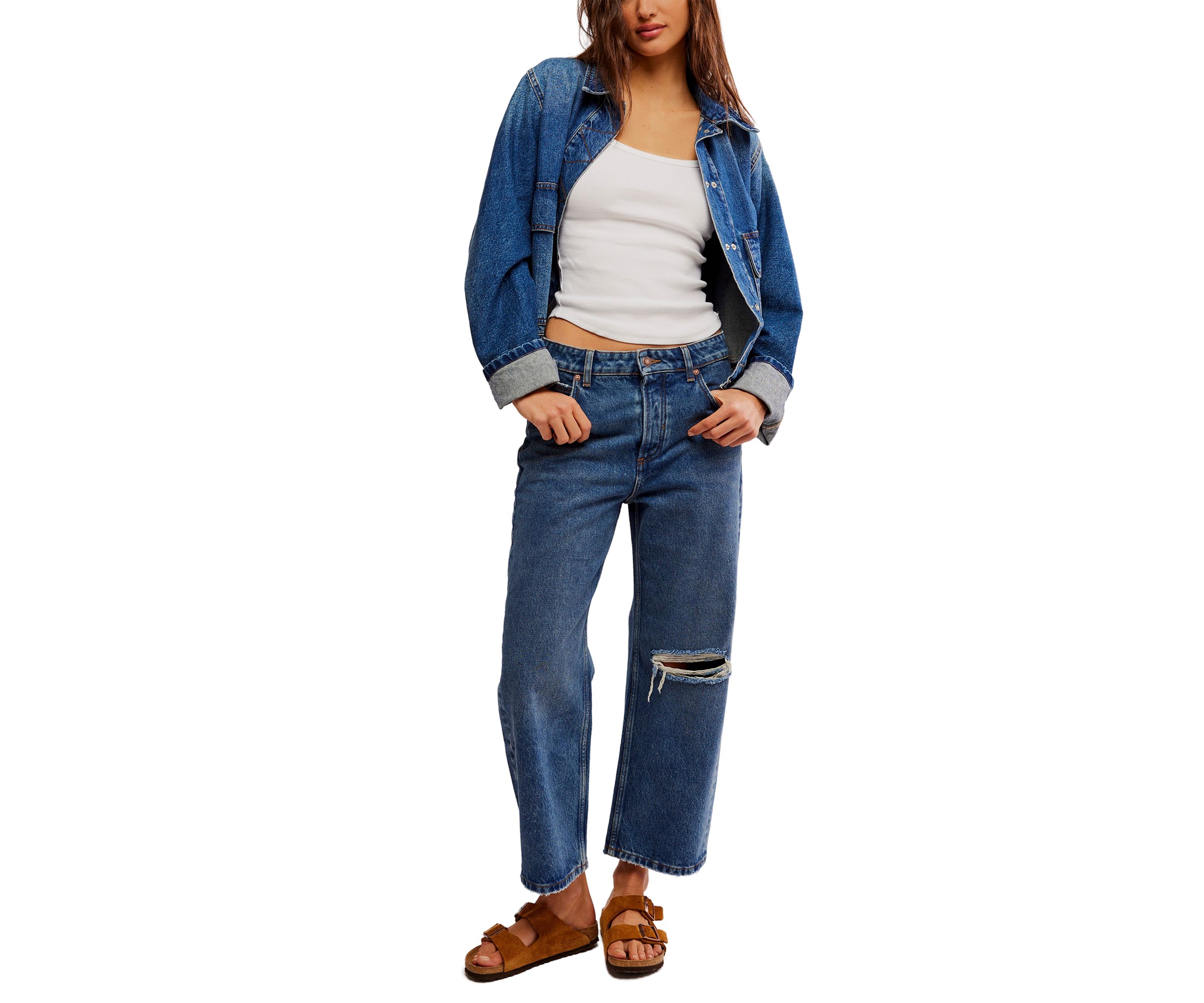 We the Free Deep Trance Dropped Boyfriend Jeans