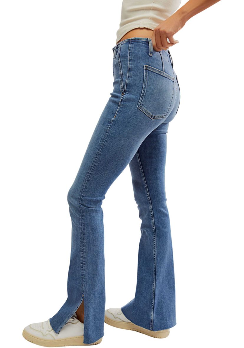 We the Free Level Up Slit Slim Flare Jeans