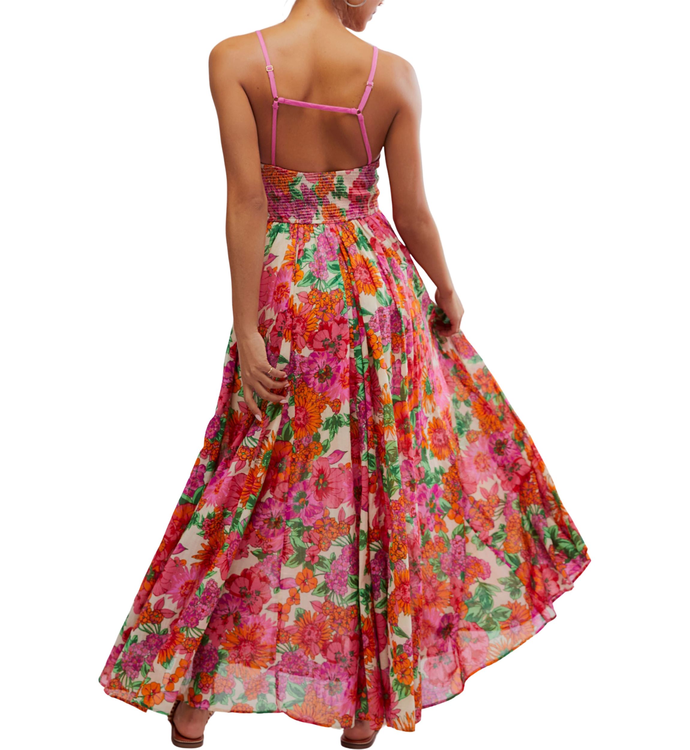 strapless open back dress MALI Backless Maxi Dress - Tie dye Maxi Dress in Navy Tie dye